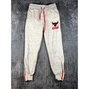 Chicago Bulls Sweatpants‎ Mens Medium Gray Ultra Game Basketball NBA Ankle Zip